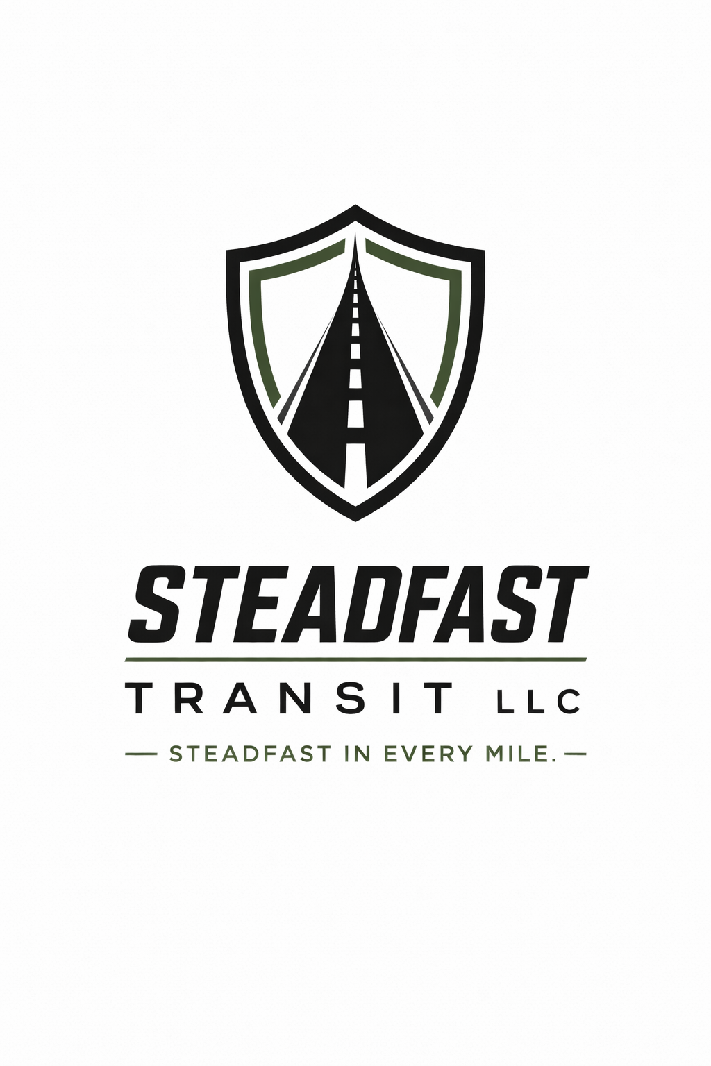 Steadfast Transit LLC stacked logo